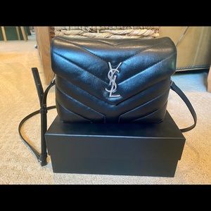Saint Laurent Monogram Loulou Leather Toy Bag